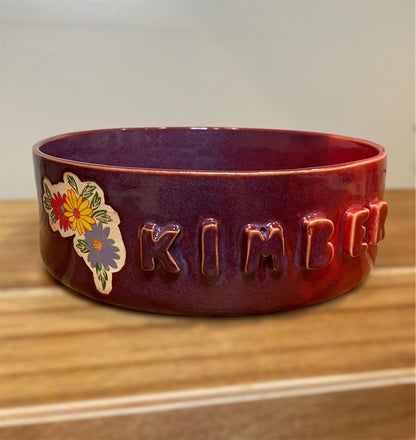 Pawsonalized Pet Bowl