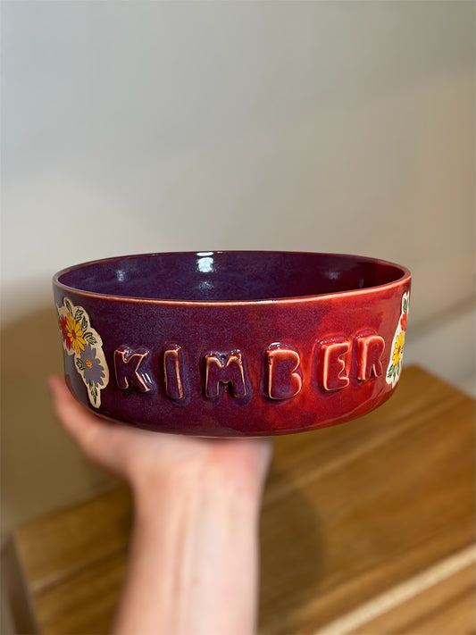Pawsonalized Pet Bowl